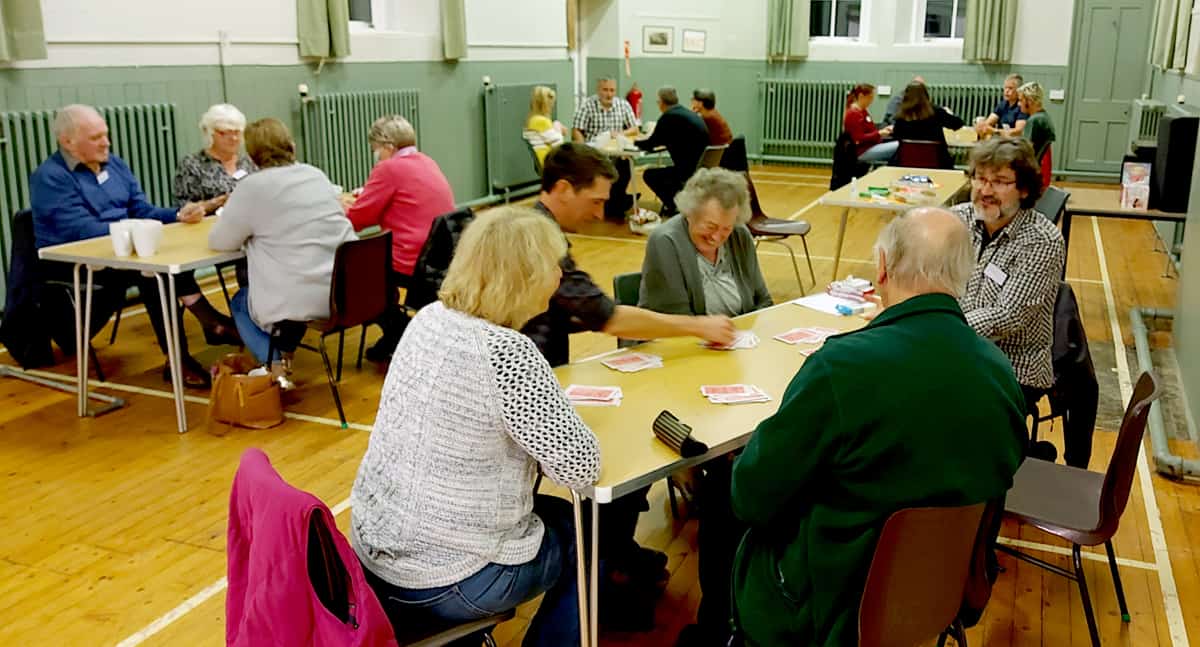 Cards Night at Hutton Hall, Bankend