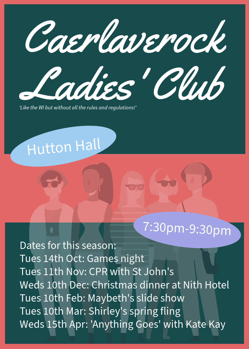 Ladies' Club poster 25-26