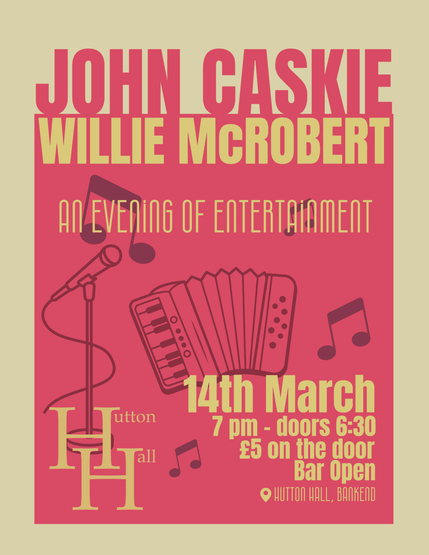 John Caskie music night